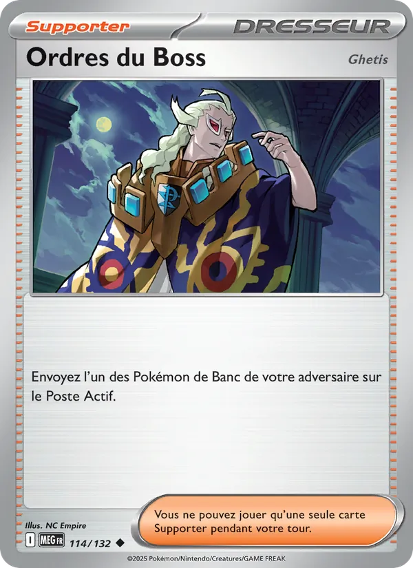 Ordres du Boss (Méga-Évolution #114/132)