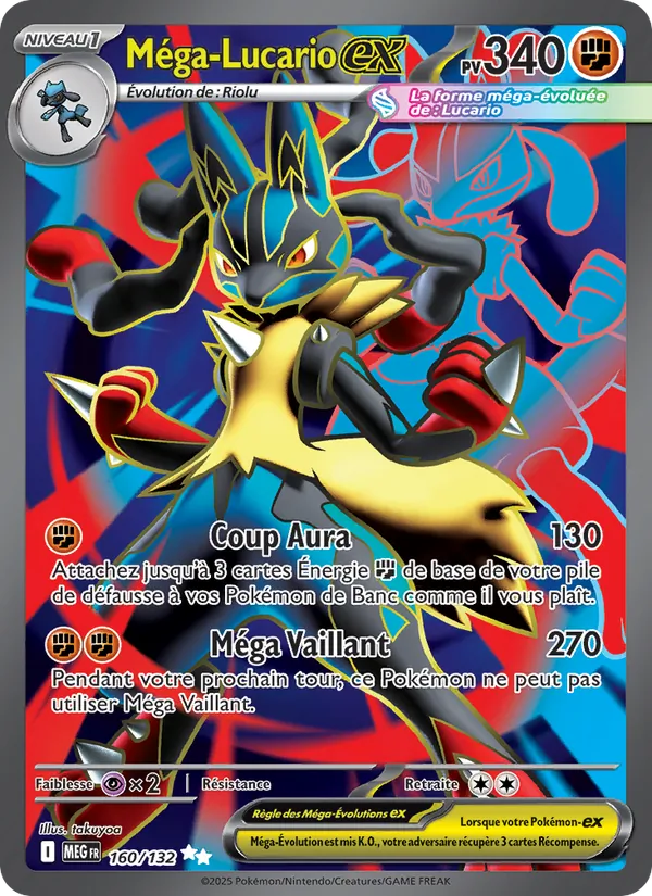 Méga-Lucario-ex (Mega Evolution #160/132)