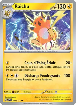 Raichu (Héros Transcendants #056/217)