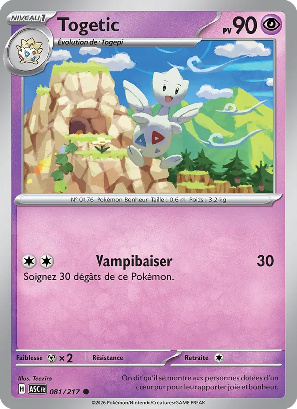 Togetic (Héros Transcendants #081/217)