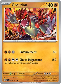 Groudon (Héros Transcendants #108/217)
