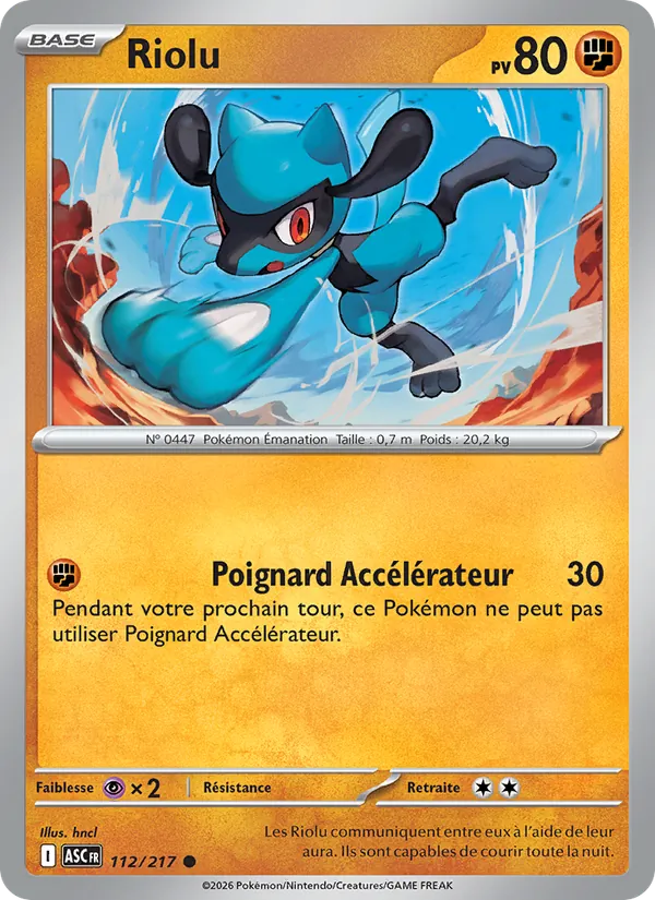 Riolu (Héros Transcendants #112/217)