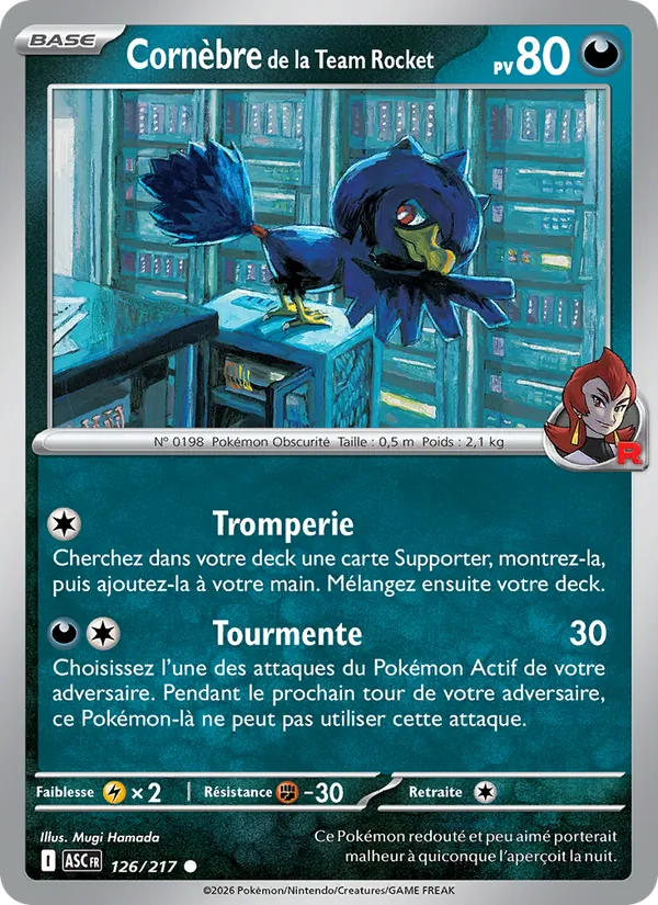 Cornèbre de la Team Rocket (Ascended Heroes #126/217)