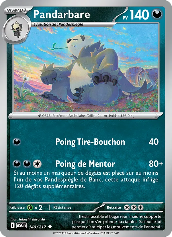 Pandarbare (Ascended Heroes #140/217)