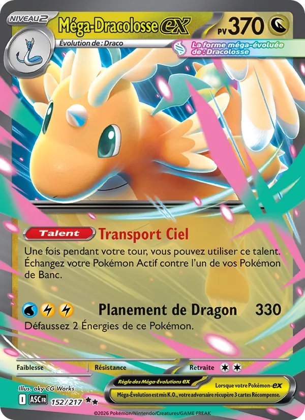 Méga-Dracolosse-ex (Ascended Heroes #152/217)