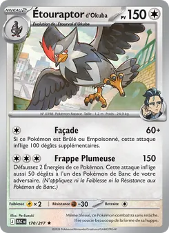 Étouraptor d'Okuba (Héros Transcendants #170/217)