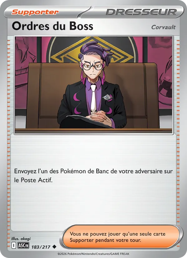 Ordres du Boss (Héros Transcendants #183/217)