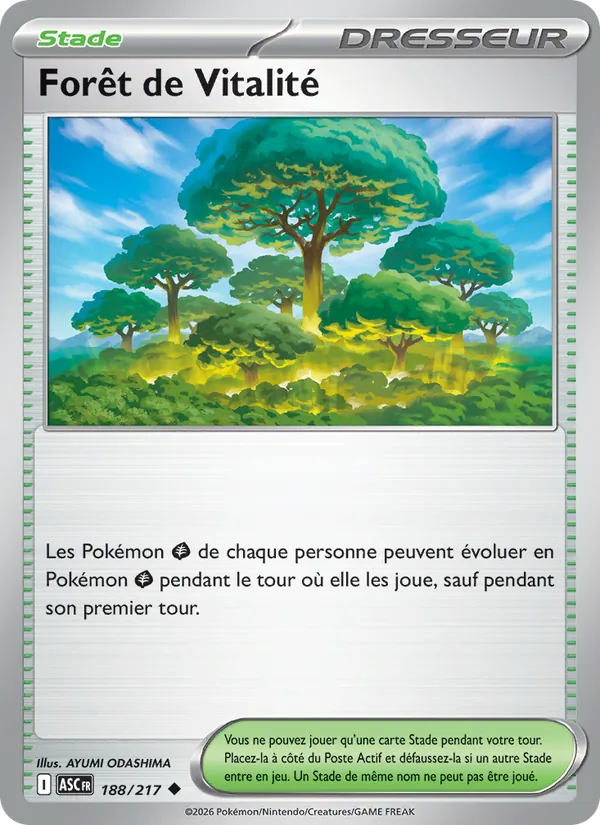Forêt de Vitalité (Ascended Heroes #188/217)