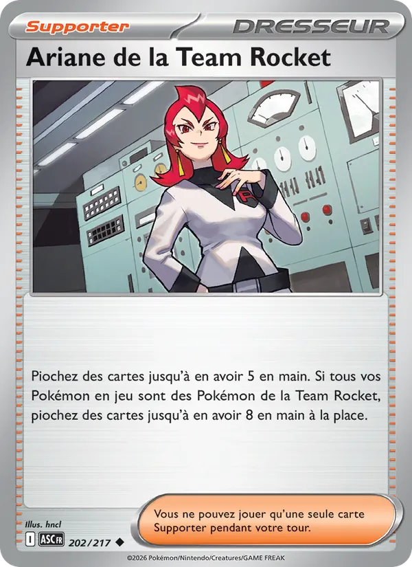Ariane de la Team Rocket (Héros Transcendants #202/217)