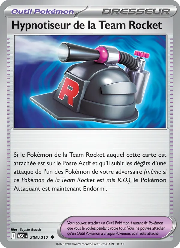 Hypnotiseur de la Team Rocket (Ascended Heroes #206/217)