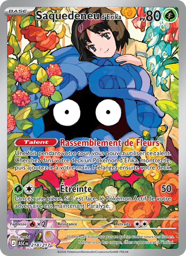 Saquedeneu d'Erika (Héros Transcendants #218/217)