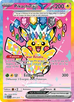 Pikachu-ex (Héros Transcendants #277/217)