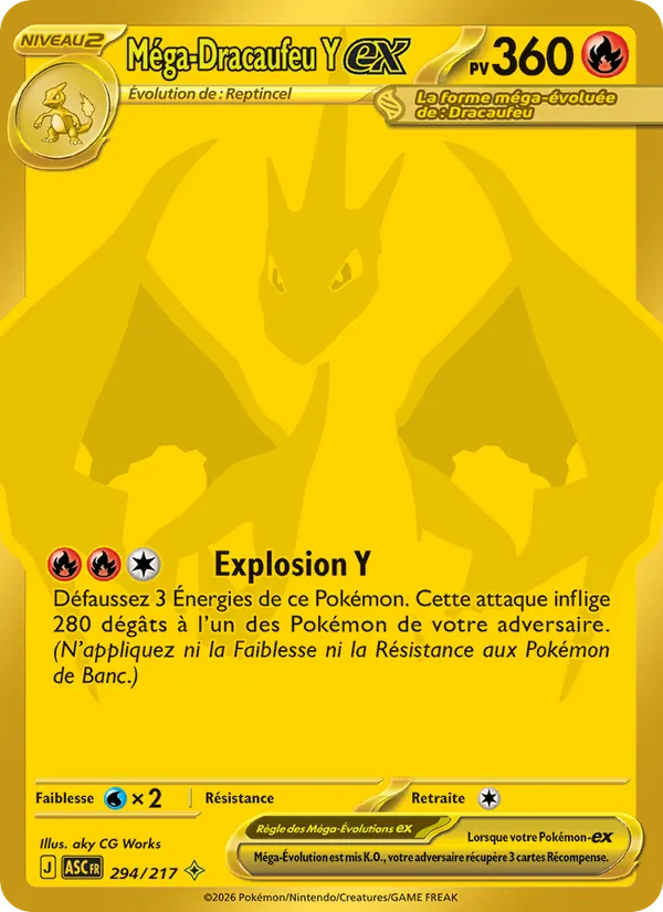 Méga-Dracaufeu Y-ex (Héros Transcendants #294/217)
