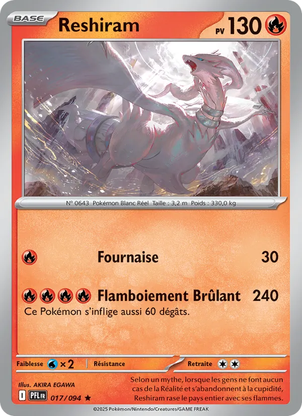 Reshiram (Phantasmal Flames #017/94)