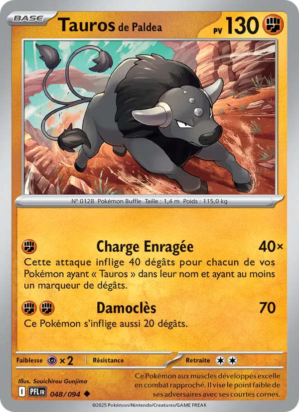 Tauros de Paldea (Phantasmal Flames #048/94)