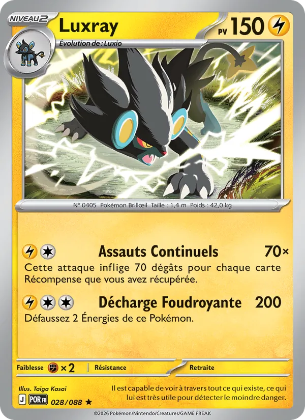 Luxray (Équilibre Parfait #028/88)