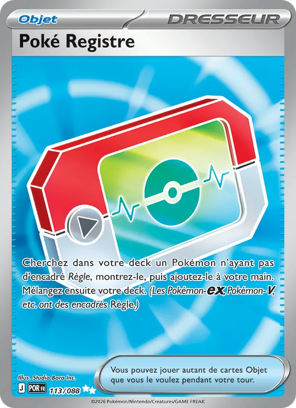 Poké Registre (Équilibre Parfait #113/88)
