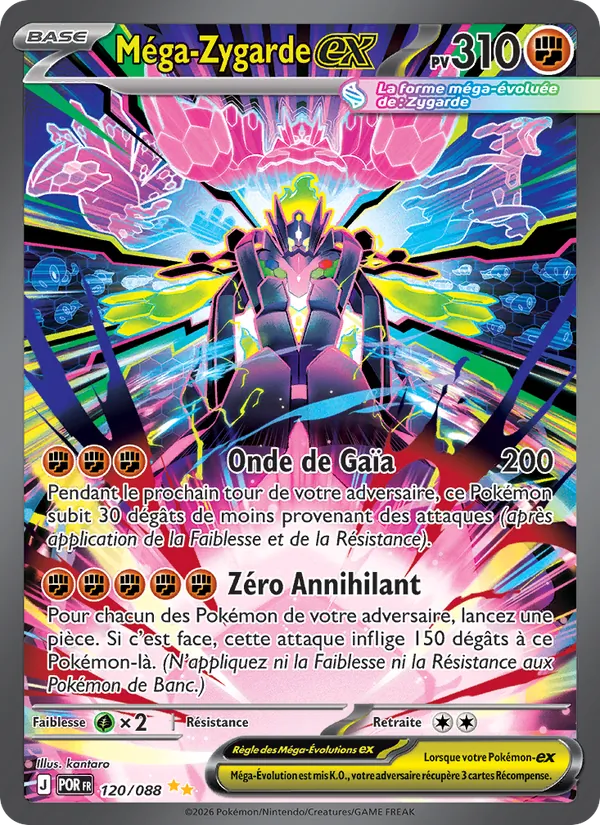 Méga-Zygarde-ex (Équilibre Parfait #120/88)