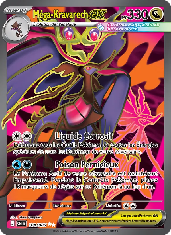 Méga-Kravarech-ex (Chaos Ascendant #104/86)