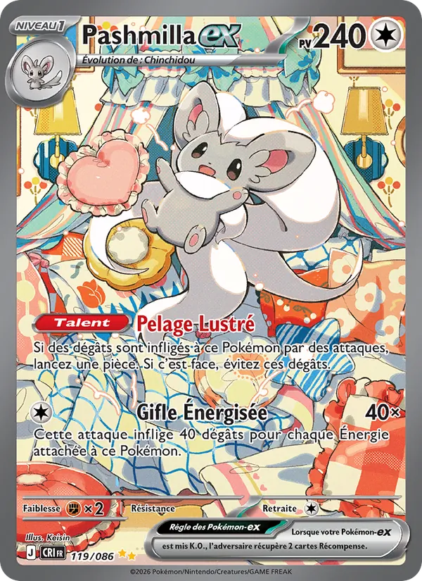 Pashmilla-ex (Chaos Ascendant #119/86)