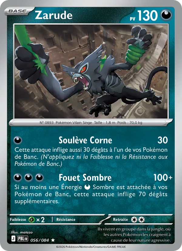 Zarude (Nuit Noire #056/84)