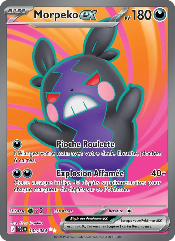 Morpeko-ex (Nuit Noire #102/84)