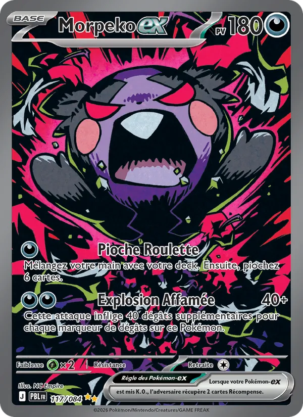 Morpeko-ex (Nuit Noire #117/84)