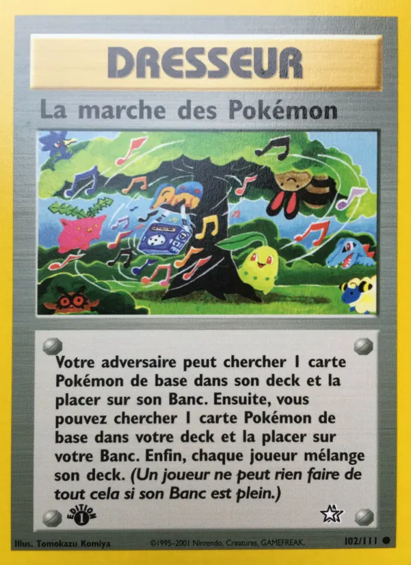 La marche des Pokémon (Neo Genesis #102/111)