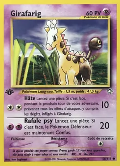Girafarig (Neo Genesis #58/111)