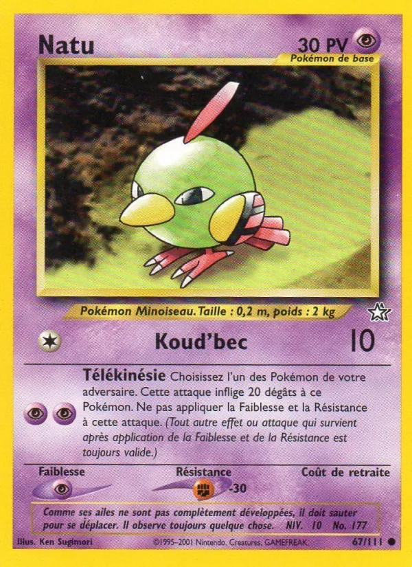 Natu (Neo Genesis #67/111)