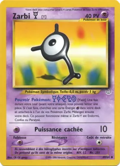 Zarbi Y (Neo Revelation #40/64)