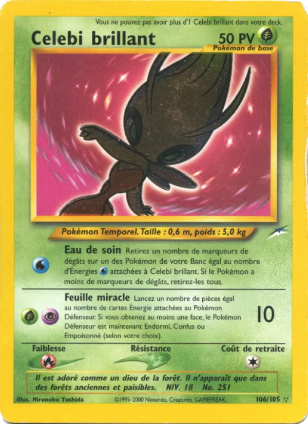 Celebi brillant (Neo Destiny #106/105)