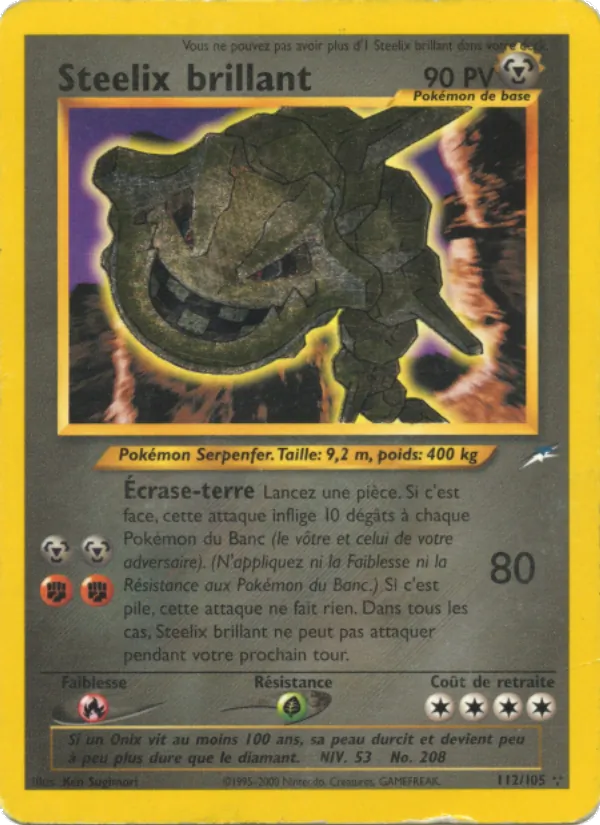 Steelix brillant (Neo Destiny #112/105)