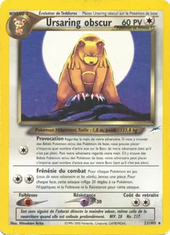 Ursaring obscur (Neo Destiny #21/105)