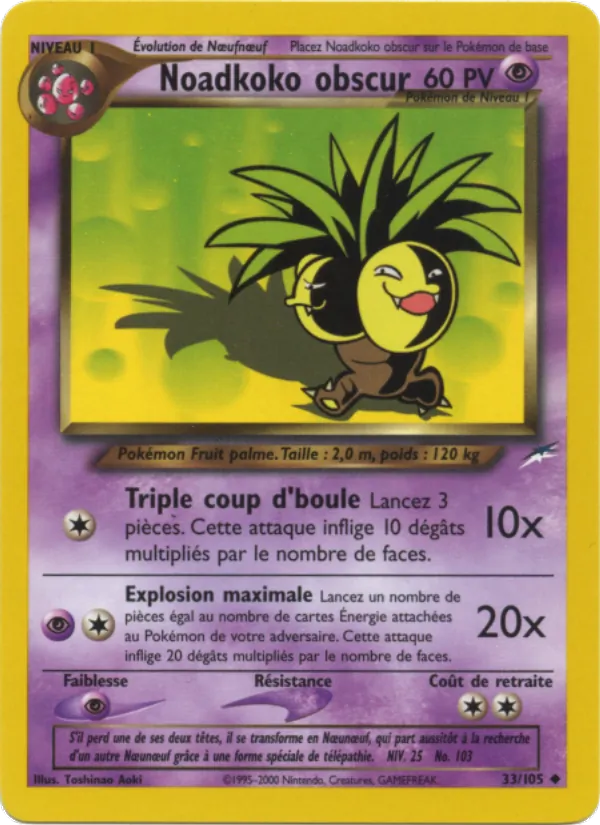 Noadkoko obscur (Neo Destiny #33/105)