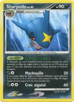 Sharpedo Niv. 43 (Rivaux Émergeants #49/111)