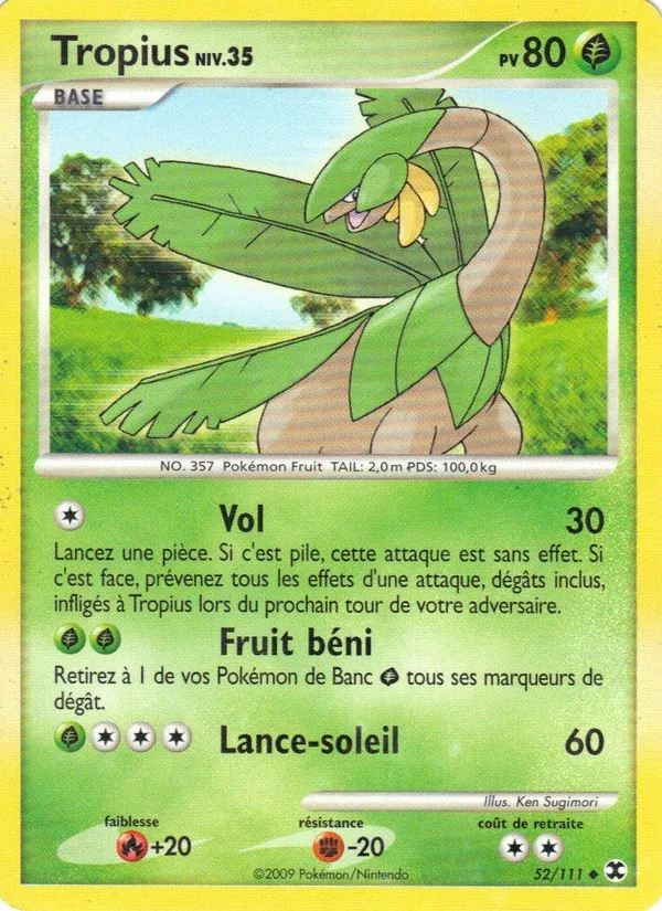 Tropius Niv. 35 (Rising Rivals #52/111)