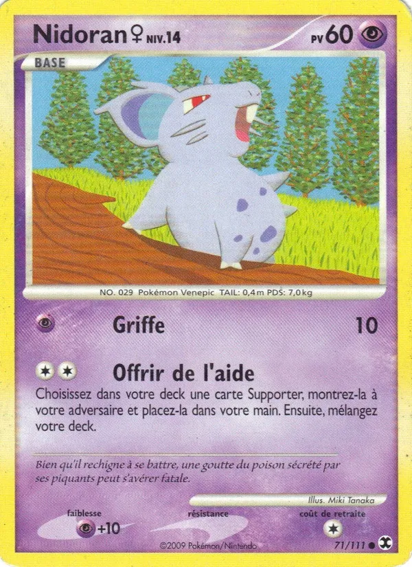 Nidoran♀ Niv. 14 (Rising Rivals #71/111)