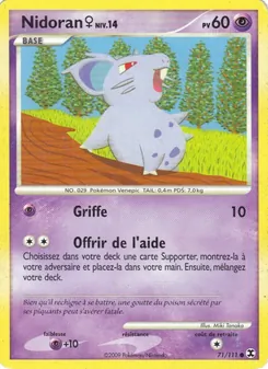 Nidoran♀ Niv. 14 (Rivaux Émergeants #71/111)
