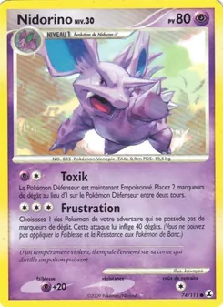 Nidorino Niv. 30 (Rivaux Émergeants #74/111)