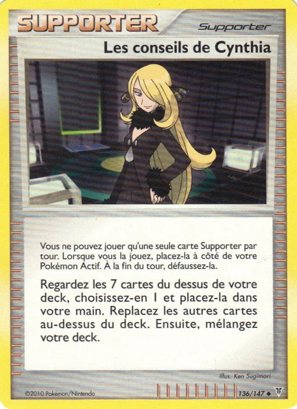 Les conseils de Cynthia (Vainqueurs Suprêmes #136/147)