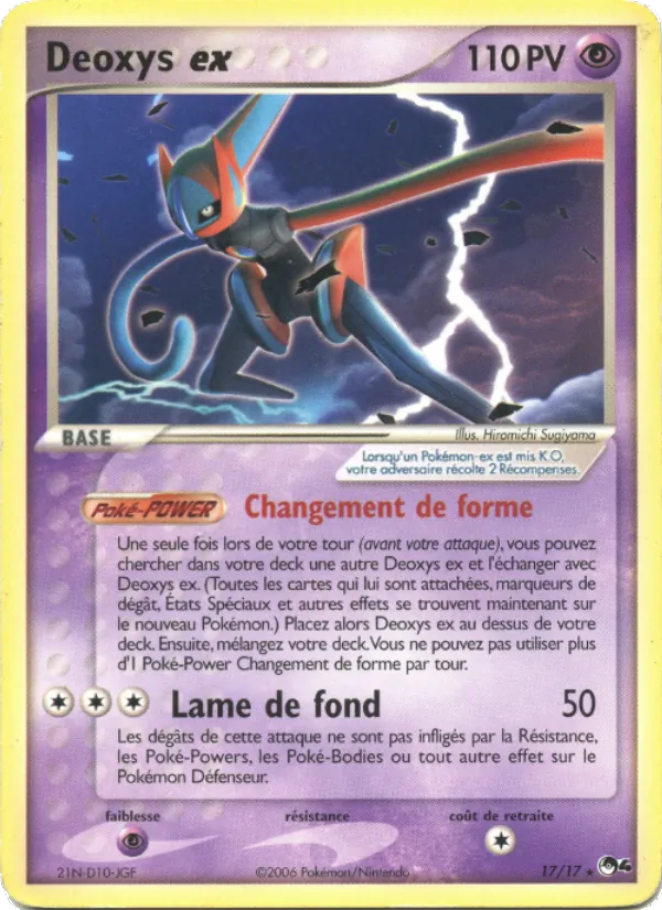Deoxys ex (POP Série 4 #17/17)