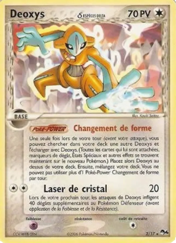 Deoxys δ (POP Série 4 #2/17)