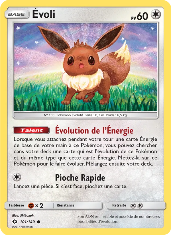 Évoli (Soleil et Lune #101/149)