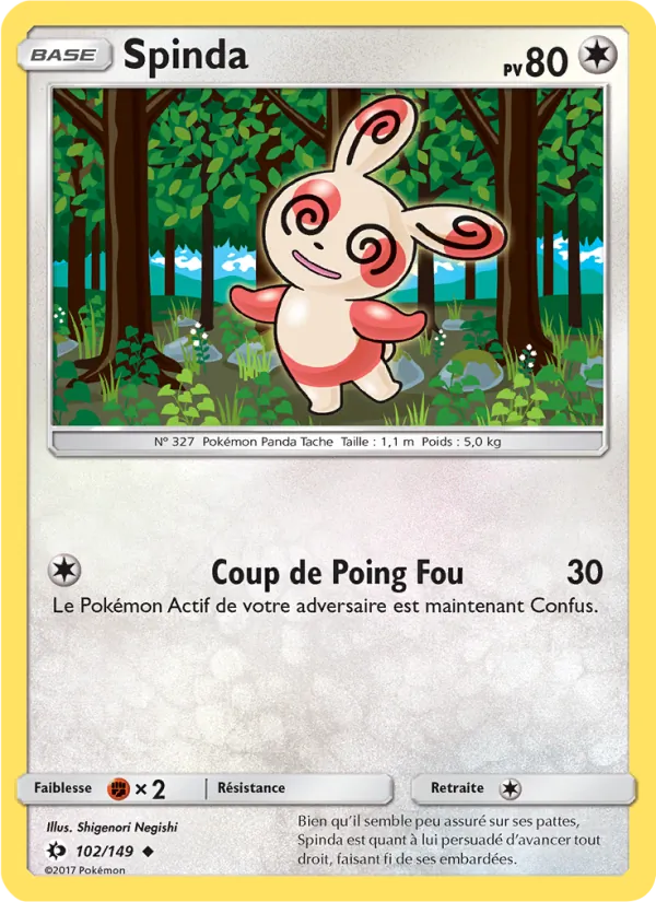 Spinda (Soleil et Lune #102/149)