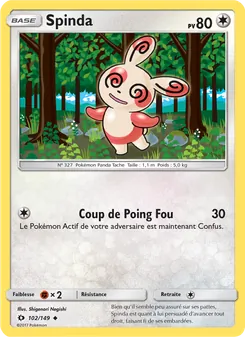 Spinda (Soleil et Lune #102/149)