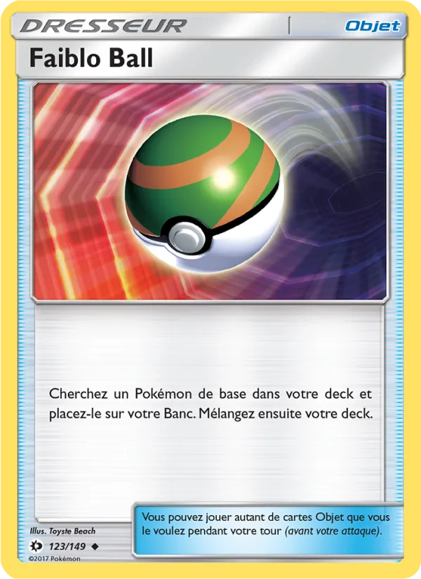 Faiblo Ball (Sun & Moon #123/149)