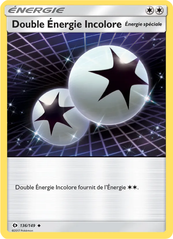 Double Énergie Incolore (Sun & Moon #136/149)