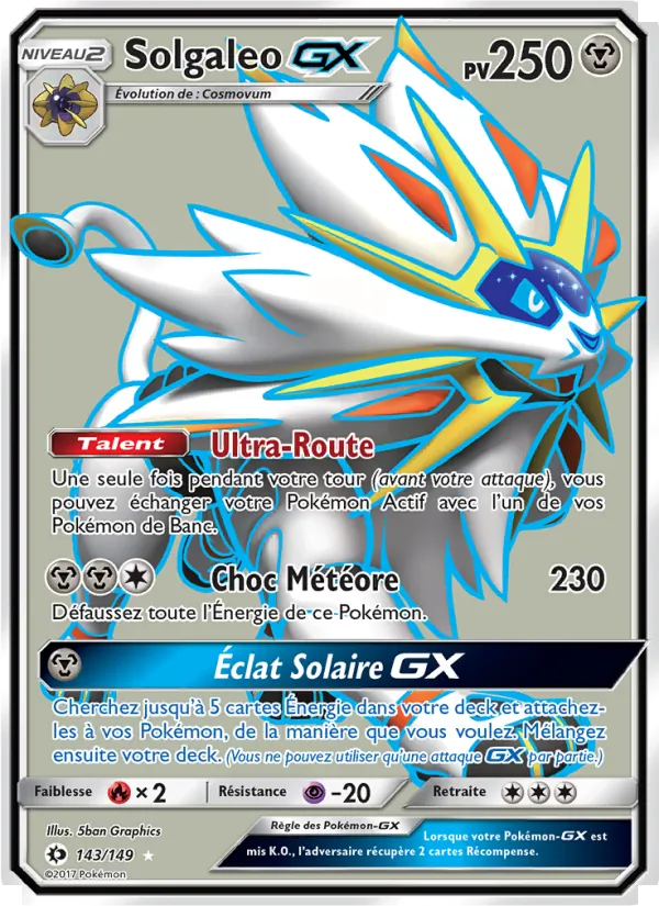 Solgaleo GX (Sun & Moon #143/149)