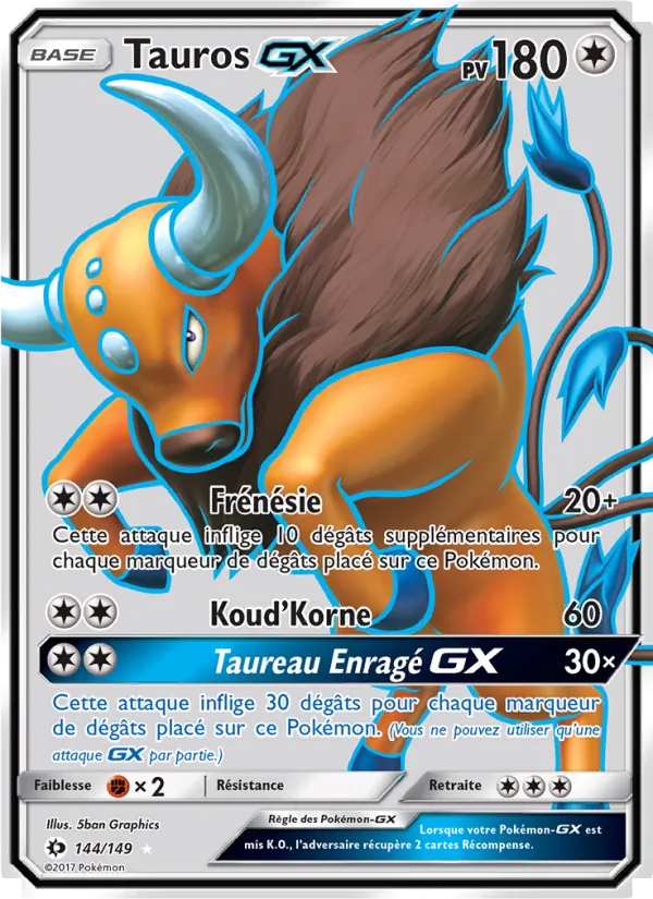 Tauros GX (Sun & Moon #144/149)